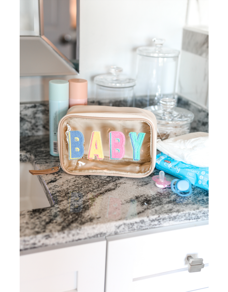 Jadelynn Brooke Oversized B A B Y Cosmetic Bag