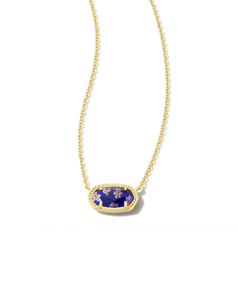 Kendra Scott 14K Gold Plated Elisa Pendant Necklace - Macy's