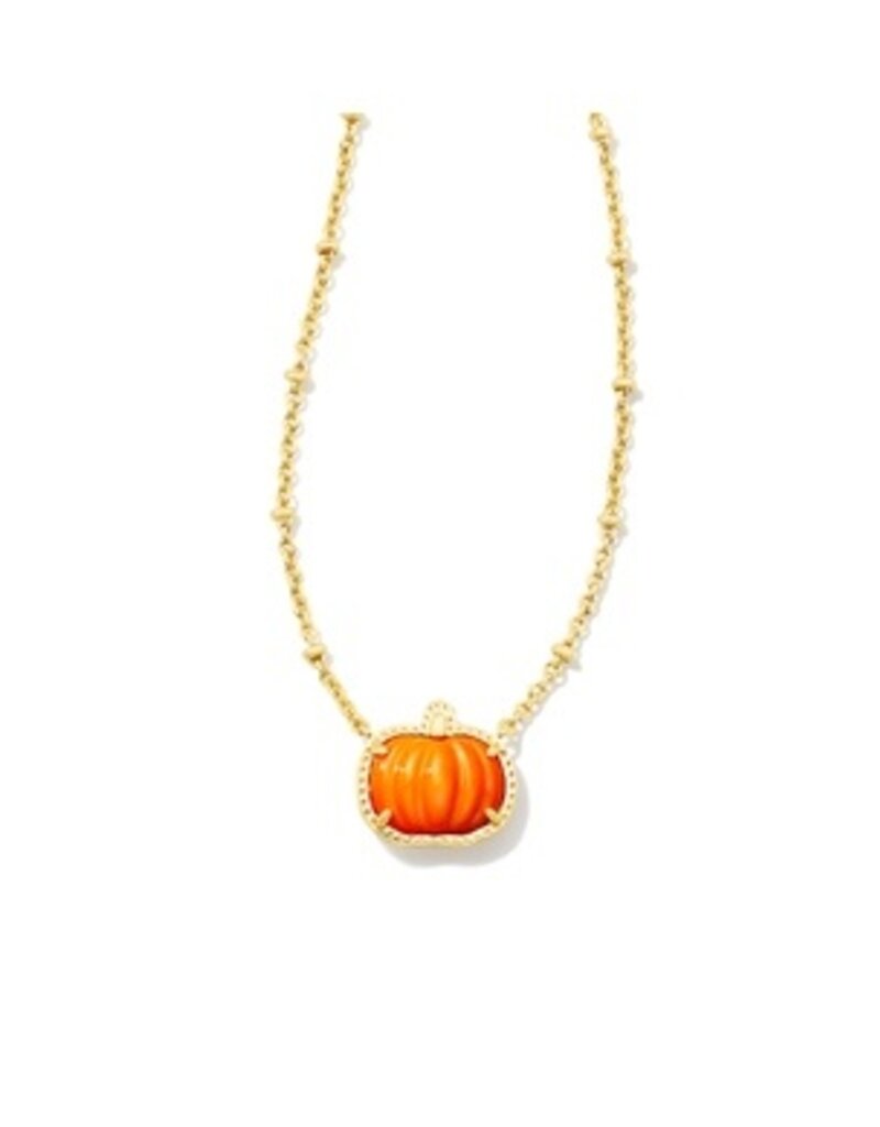 Kendra Scott Pumpkin Short Pendant Necklace