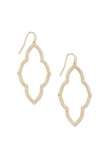 Kendra Scott Abbie Open Frame Earring - CZ