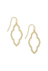 Kendra Scott Abbie Small Open Frame Earring - CZ