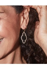 Kendra Scott Abbie Small Open Frame Earring - CZ