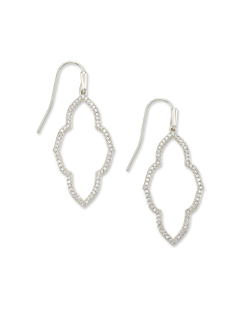 Kendra Scott Abbie Small Open Frame Earring - CZ