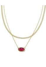 Kendra Scott Grayson Herringbone Multi Strand Necklace