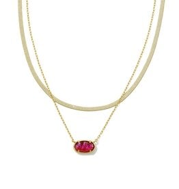 Kendra Scott Grayson Herringbone Multi Strand Necklace