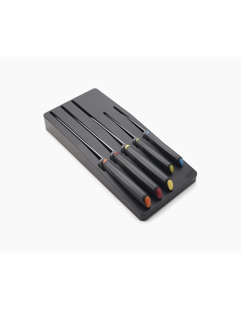 Joseph Joseph Elevate Store 5-piece Knife Set with In-drawer Storage Tray