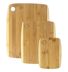 Totally Bamboo 3pc Two-Tone Cutting Board Set