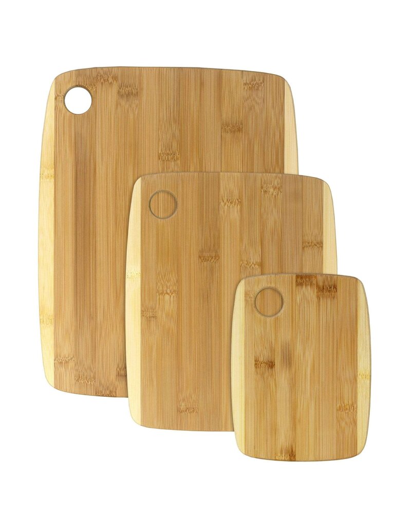 Totally Bamboo 3pc Two-Tone Cutting Board Set