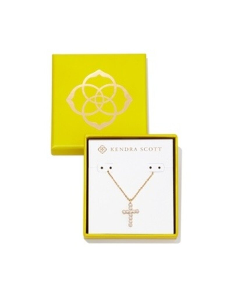 Kendra Scott Boxed Cross Crystal Pendant