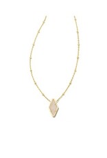 Kendra Scott Kinsley Short Pendant Necklace - Drusy