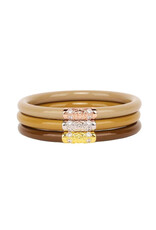 Budhagirl Three Kings All Weather Bracelets - Oro