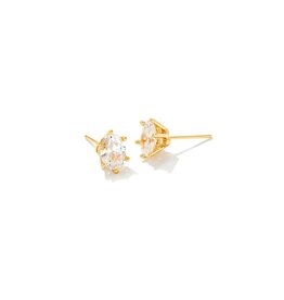Kendra Scott Cailin Crystal Stud Earring Rhodium