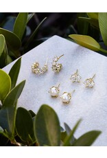 Kendra Scott Cailin Crystal Stud Earring Rhodium