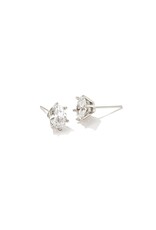 Kendra Scott Cailin Crystal Stud Earring Rhodium