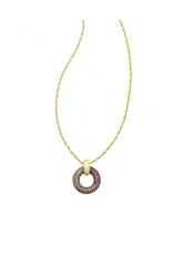 Kendra Scott Mikki Pave Pendant Necklace