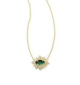 Kendra Scott Grayson Sunburst Pendant Necklace
