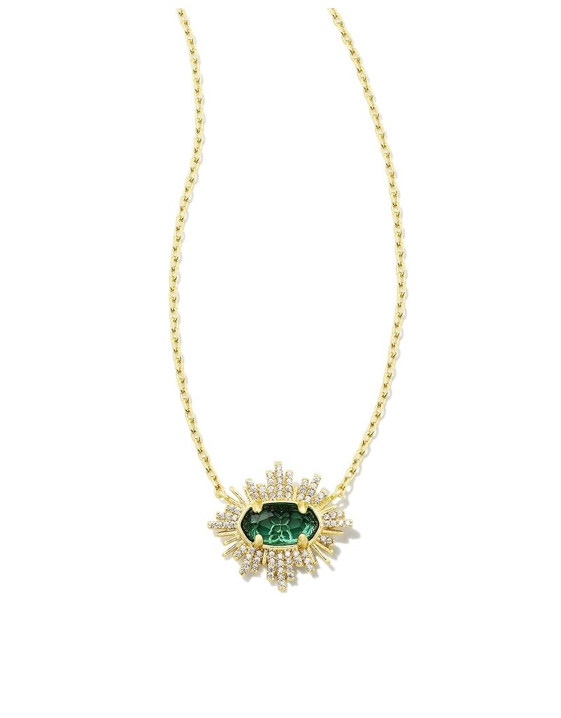 Kendra Scott Grayson Sunburst Pendant Necklace