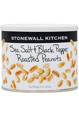 Stonewall Kitchen Sea Salt & Black Pepper Roasted Peanuts 9oz