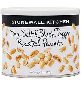 Stonewall Kitchen Sea Salt & Black Pepper Roasted Peanuts 9oz