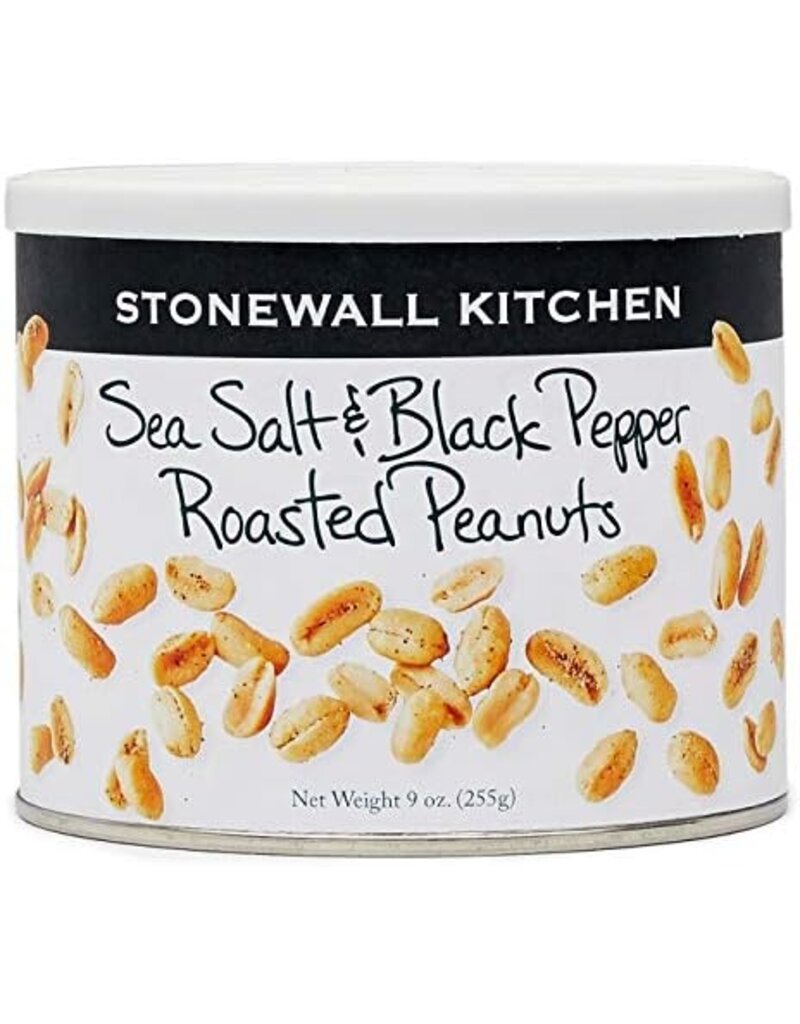 Stonewall Kitchen Sea Salt & Black Pepper Roasted Peanuts 9oz