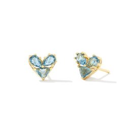 Kendra Scott Katy Heart Stud Earring