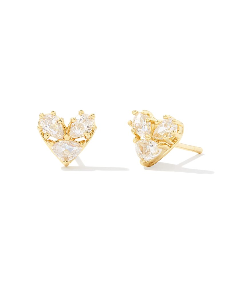 Kendra Scott Katy Heart Stud Earring