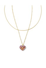 Kendra Scott Penny Heart Multi Strand Necklace