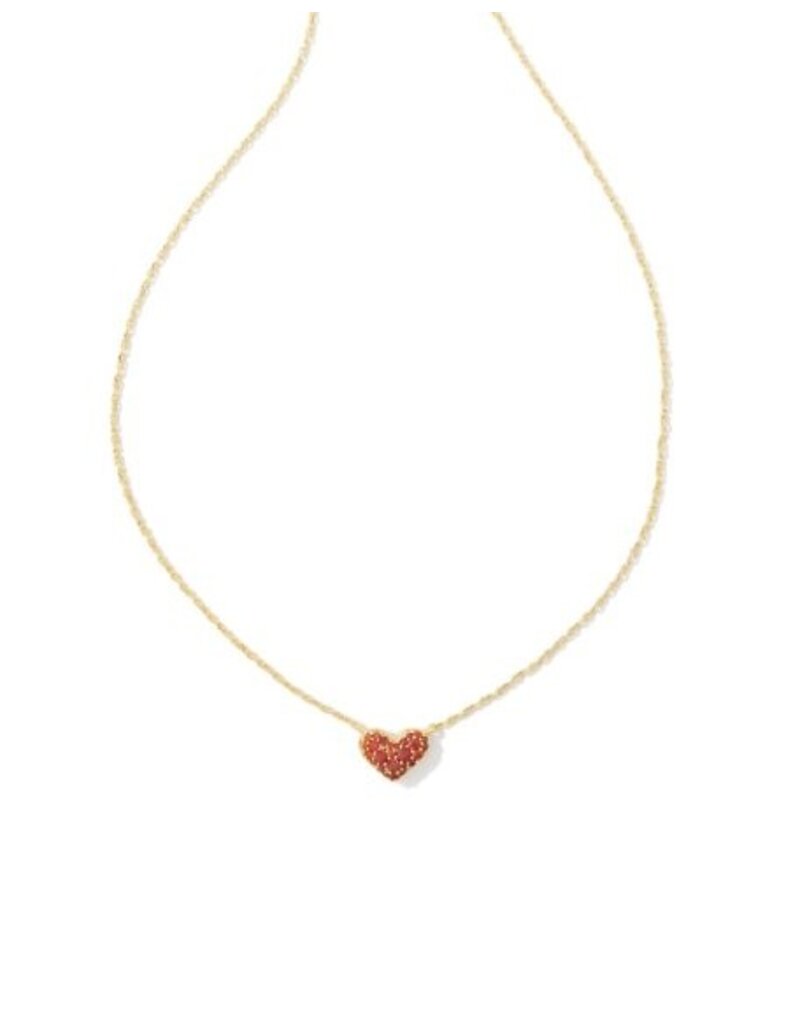 Kendra Scott Ari Pave Heart Crystal Necklace