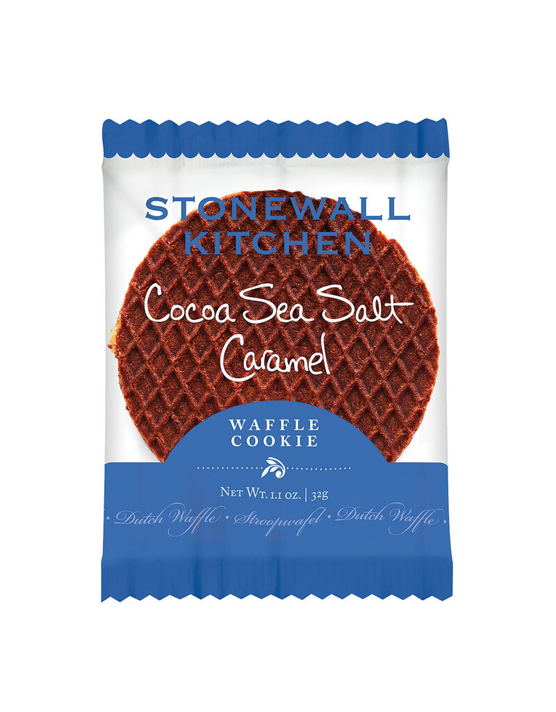 Stonewall Kitchen Cocoa Sea Salt Caramel Waffle Cookie