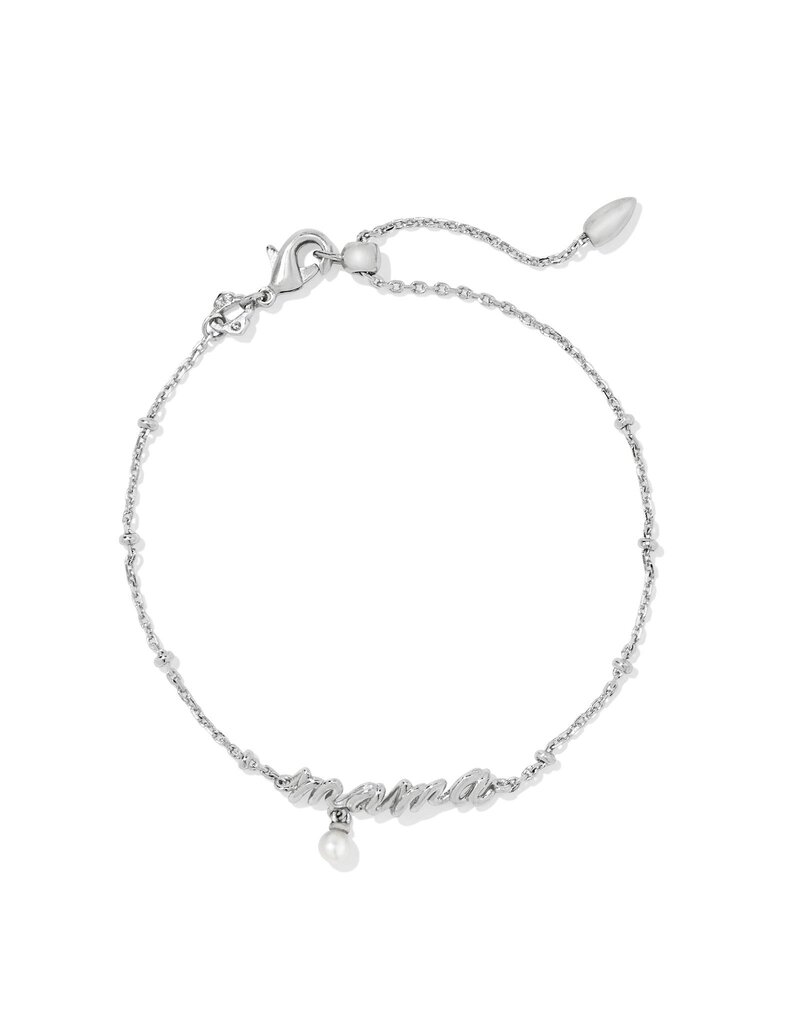 Kendra Scott Mama Script Delicate Chain Bracelet