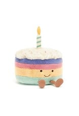 Jellycat Amuseable Rainbow Birthday Cake Small
