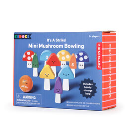 Kikkerland It's a Strike: Mini Mushroom Bowling