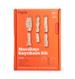 Kikkerland Crafters Macrame Keychain Kit