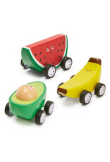 Kikkerland Fruit-Fun Pullback Cars