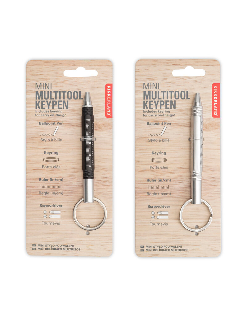 Kikkerland Pen Multi Tool Black/Silver