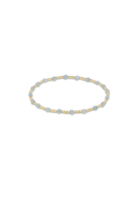 Enewton Gemstone Gold Sincerity Pattern Bead Bracelet 3mm