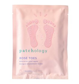 Patchology Rose Toes Renewing Foot Mask 1ct