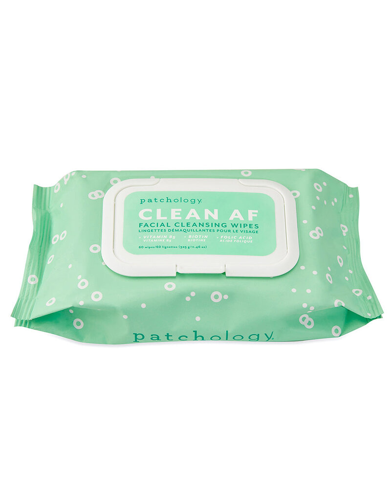 Patchology Clean AF Facial Cleansing Wipes 15ct