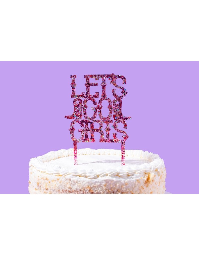 Taylor Elliott Designs Pink Cake Topper