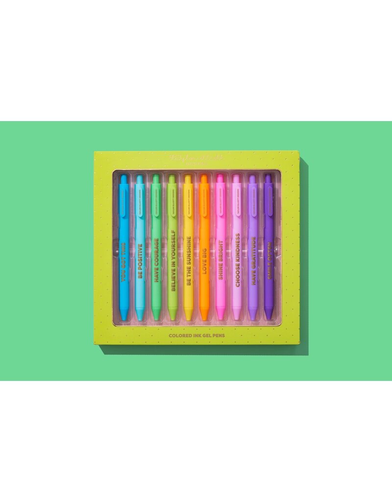 Taylor Elliott Designs Gel Pen Set/10 - Motivational