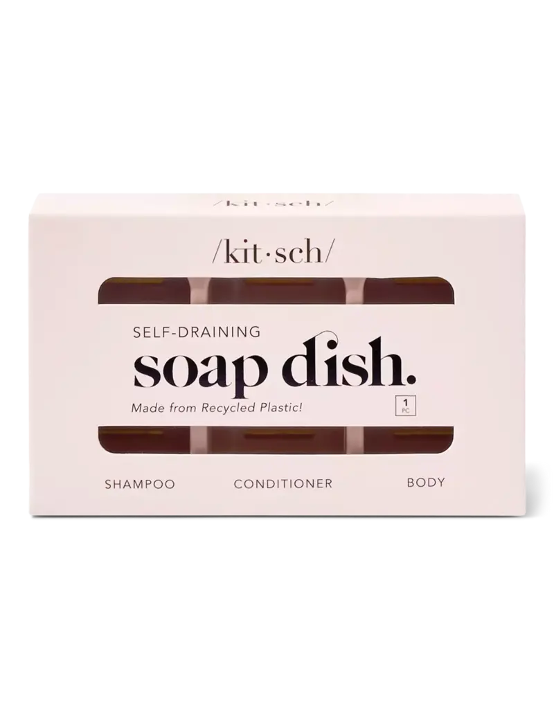 Kitsch Bottle Free Beauty Self Draining Soap Dish