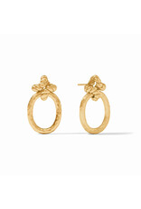 Julie Vos Nassau Demi Doorknocker Earring Gold