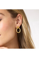Julie Vos Nassau Demi Doorknocker Earring Gold