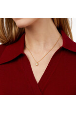 Julie Vos Noel Pave Solitaire Necklace