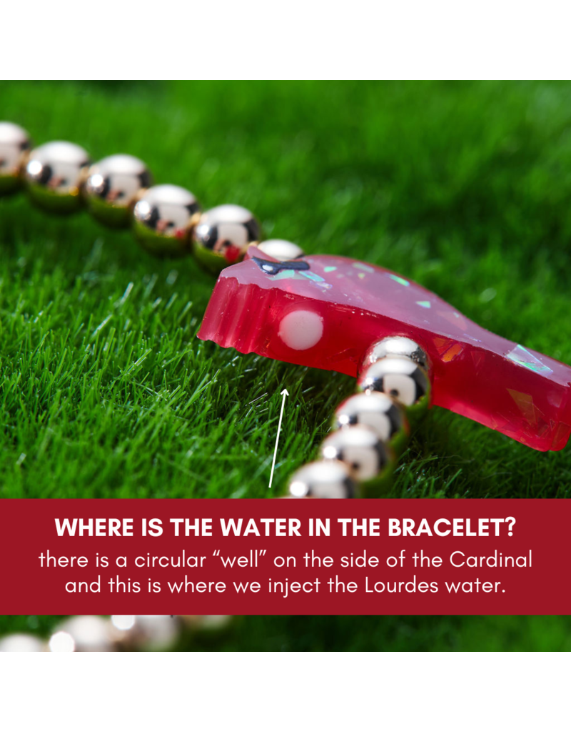 Holy Water Bracelet Holy Water Bracelet - Red Cardinal