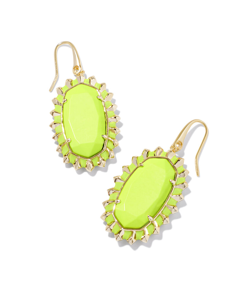 Kendra Scott Dani Color Burst Frame Drop Earring