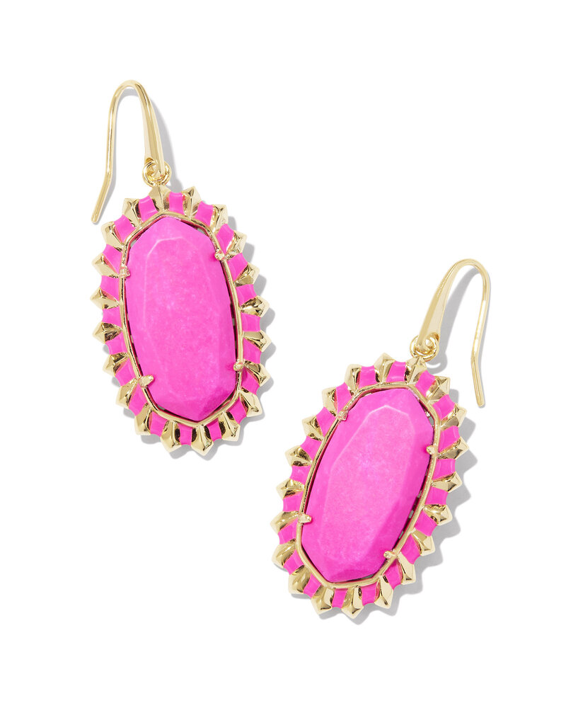 Kendra Scott Dani Color Burst Frame Drop Earring