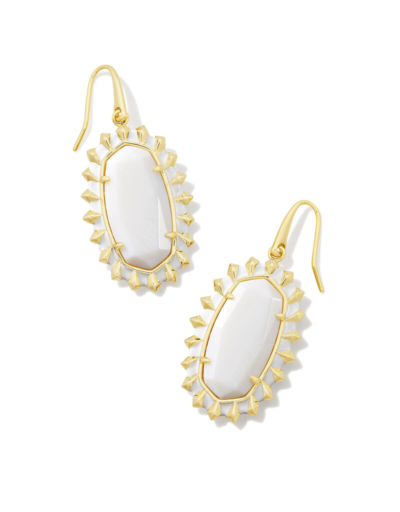 Kendra Scott Dani Color Burst Frame Drop Earring