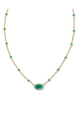 Kendra Scott Mini Elisa Enameled Frame Necklace