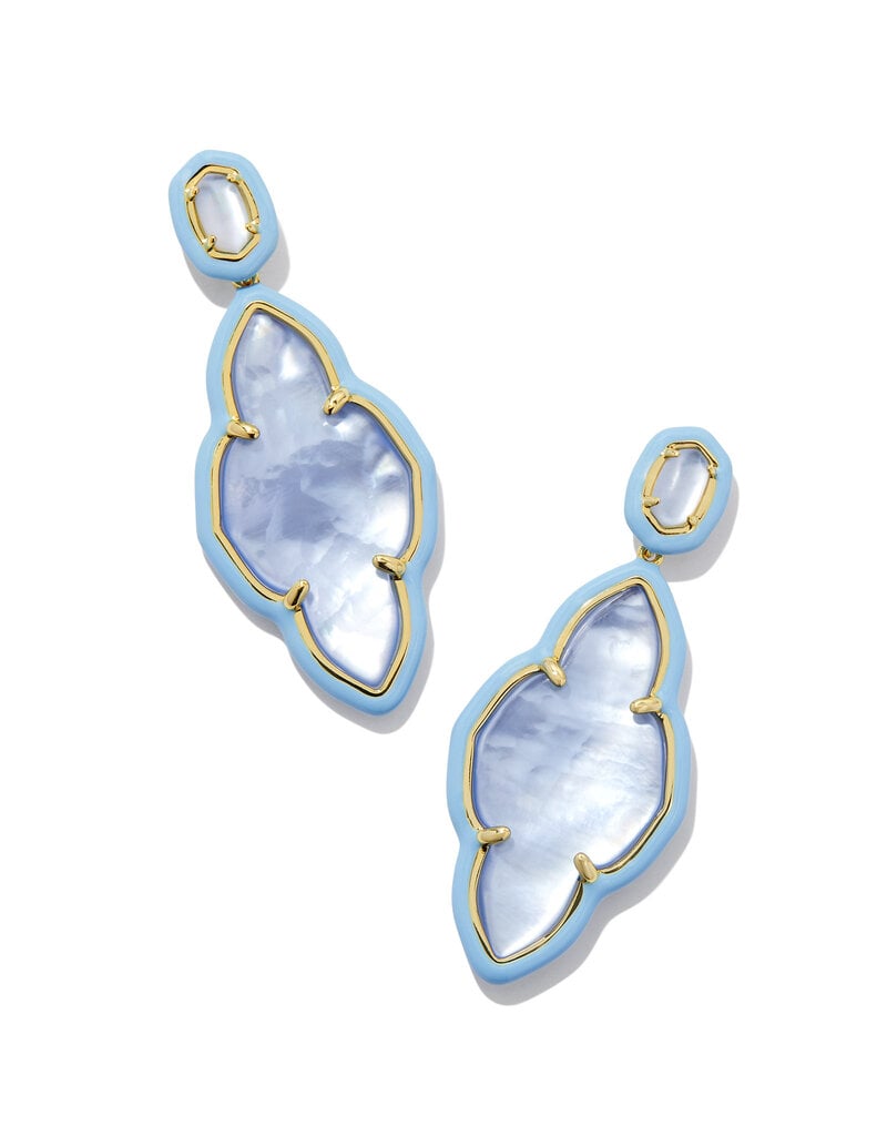 Kendra Scott Abbie Enameled Frame Statement Earring